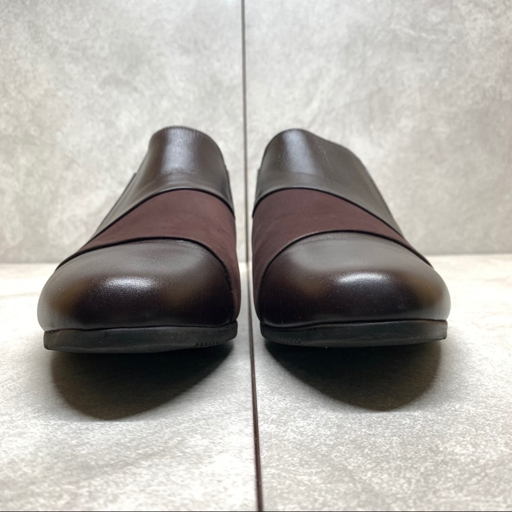 BeautiFeel dark brown leather slip on loafers 41 - Picture 2 of 14